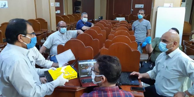 انطلاق الامتحانات النهائية الألكترونية لطلبة الدراسات العليا في كلية الزراعة جامعة المثنى انطلاق الامتحانات النهائية الألكترونية لطلبة الدراسات العليا في كلية الزراعة جامعة المثنى